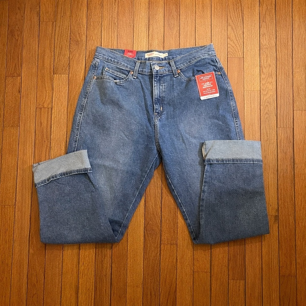 Levi Strauss Signature Vintage Mid Rise Boyfriend Jeans – Size 10 (W30) – NWT - Picture 5 of 7